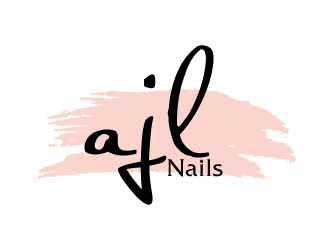 AJL Nails logo design by AamirKhan