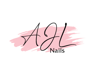 AJL Nails logo design by AamirKhan