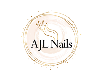 AJL Nails logo design by ingepro