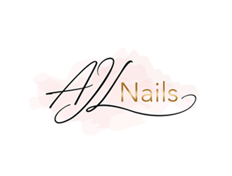 AJL Nails logo design by ingepro