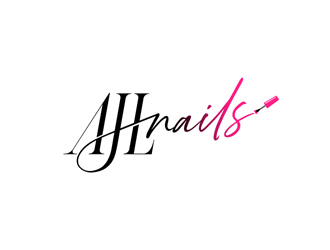 AJL Nails logo design by ingepro