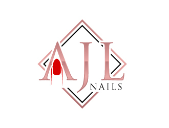 AJL Nails logo design by uttam