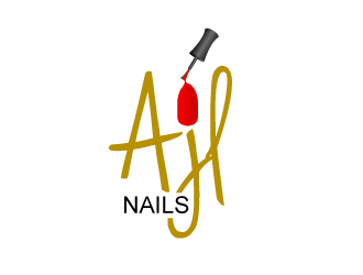 AJL Nails logo design by uttam