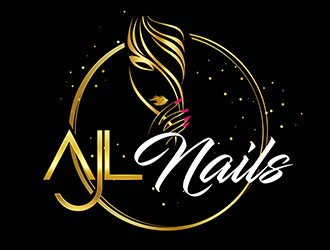 AJL Nails logo design by 3Dlogos