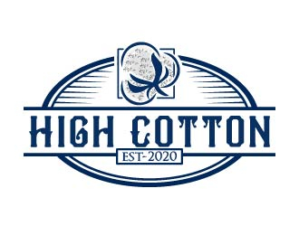 High Cotton Apparel Company logo design by Suvendu