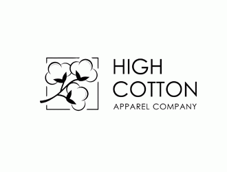 High Cotton Apparel Company logo design by Bananalicious