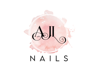 AJL Nails logo design by kunejo