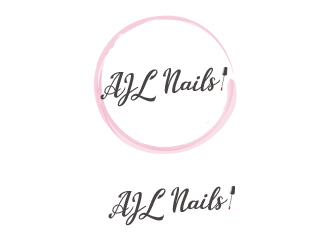 AJL Nails logo design by senja03