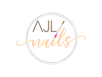 AJL Nails logo design by zonpipo1