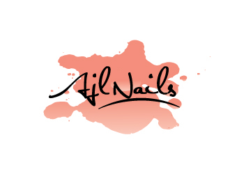 AJL Nails logo design by webmall