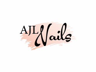 AJL Nails logo design by giphone