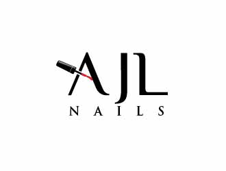 AJL Nails logo design by usef44