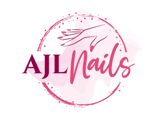 AJL Nails logo design by jaize