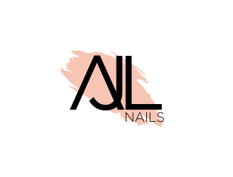 AJL Nails logo design by MUNAROH