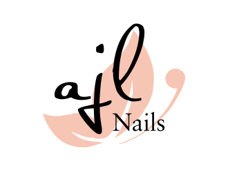 AJL Nails logo design by MUNAROH