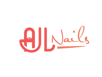 AJL Nails logo design by TMOX