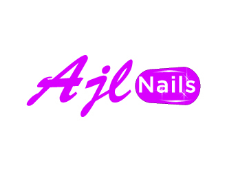 AJL Nails logo design by pilKB