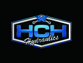 HCH HYDRAULICS LTD logo design by rizuki