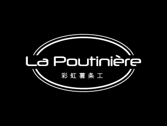 La Poutinière logo design by gateout