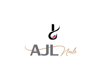 AJL Nails logo design by xien