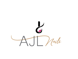 AJL Nails logo design by xien