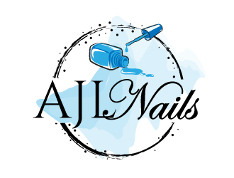 AJL Nails logo design by jaize