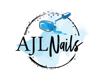 AJL Nails logo design by jaize