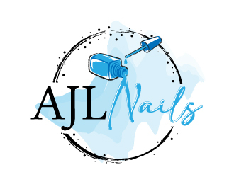 AJL Nails logo design by jaize