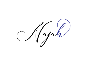 naj or Najah logo design by sodimejo