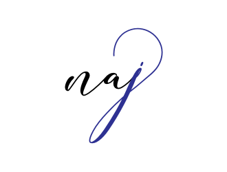 naj or Najah logo design by sodimejo