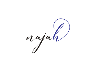 naj or Najah logo design by sodimejo