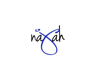 naj or Najah logo design by bezalel