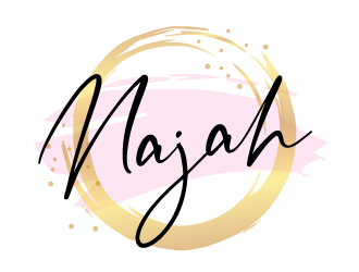 naj or Najah logo design by AamirKhan