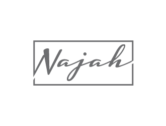 naj or Najah logo design by uttam