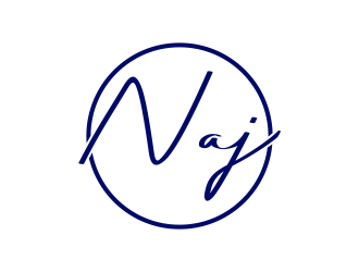 naj or Najah logo design by Raynar