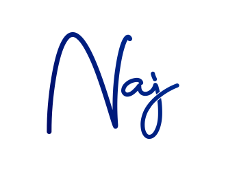 naj or Najah logo design by Raynar