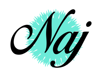 naj or Najah logo design by Raynar