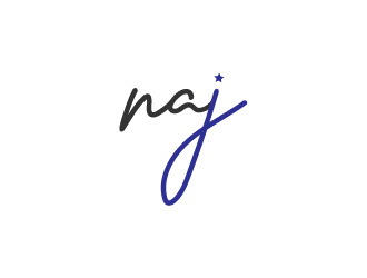 naj or Najah logo design by charl2on381