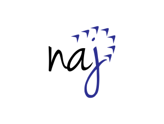 naj or Najah logo design by hashirama