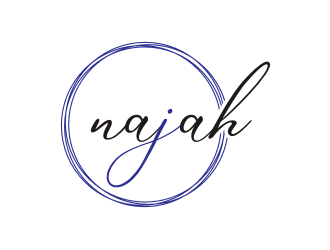 naj or Najah logo design by carman