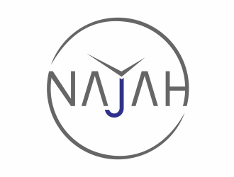 naj or Najah logo design by MonkDesign