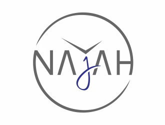 naj or Najah logo design by MonkDesign