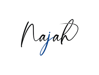 naj or Najah logo design by ora_creative