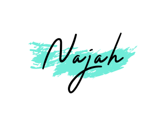 naj or Najah logo design by Raynar