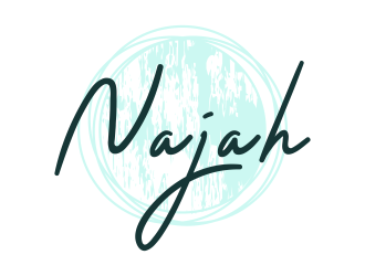 naj or Najah logo design by Raynar