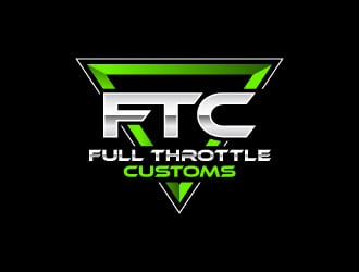 Full Throttle Customs logo design by uttam