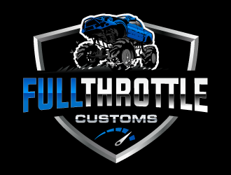 Full Throttle Customs logo design by SOLARFLARE