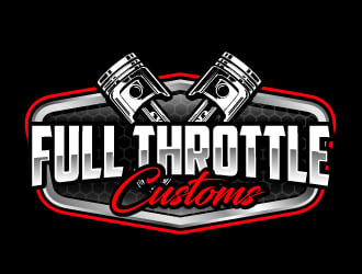 Full Throttle Customs logo design by AamirKhan