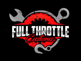 Full Throttle Customs logo design by AamirKhan