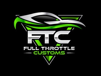 Full Throttle Customs logo design by uttam